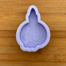 Load image into Gallery viewer, 3.3&quot; Skull Candle Silicone Mold