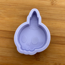 Load image into Gallery viewer, 3.3&quot; Skull Candle Silicone Mold