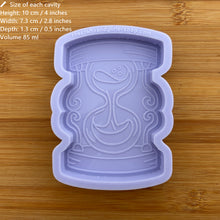 Load image into Gallery viewer, 4&quot; Hourglass Silicone Mold