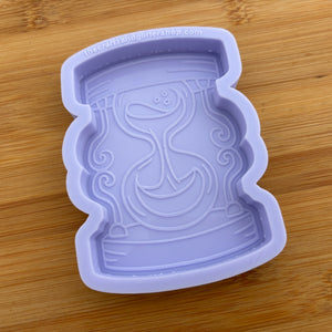 4" Hourglass Silicone Mold