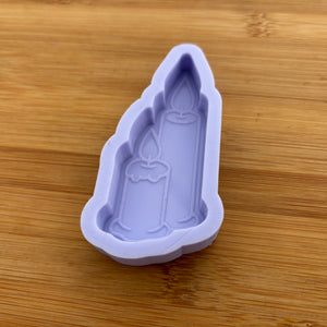 3.1" Burning Candles Silicone Mold