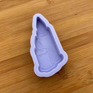 3.1" Burning Candles Silicone Mold