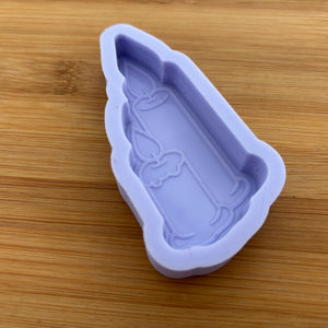 3.1" Burning Candles Silicone Mold