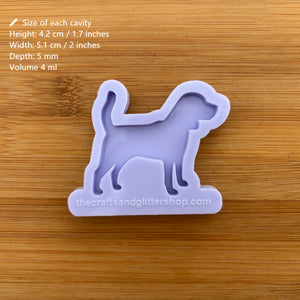 2" Beagle Silicone Mold