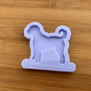 2" Golden Doodle Silicone Mold