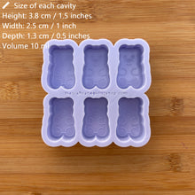 Load image into Gallery viewer, 1.5 inch Gummy Bear Silicone Mold