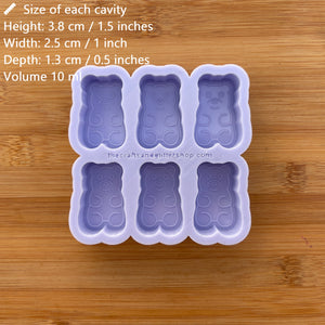 1.5 inch Gummy Bear Silicone Mold