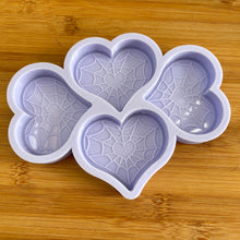 Load image into Gallery viewer, Cobweb Heart Silicone Mold