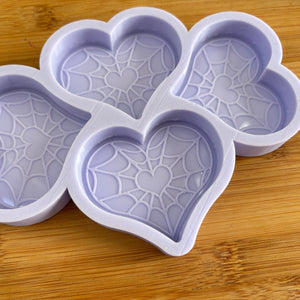 Cobweb Heart Silicone Mold