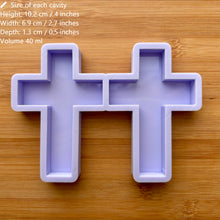 Load image into Gallery viewer, 4&quot; Cross Silicone Mold