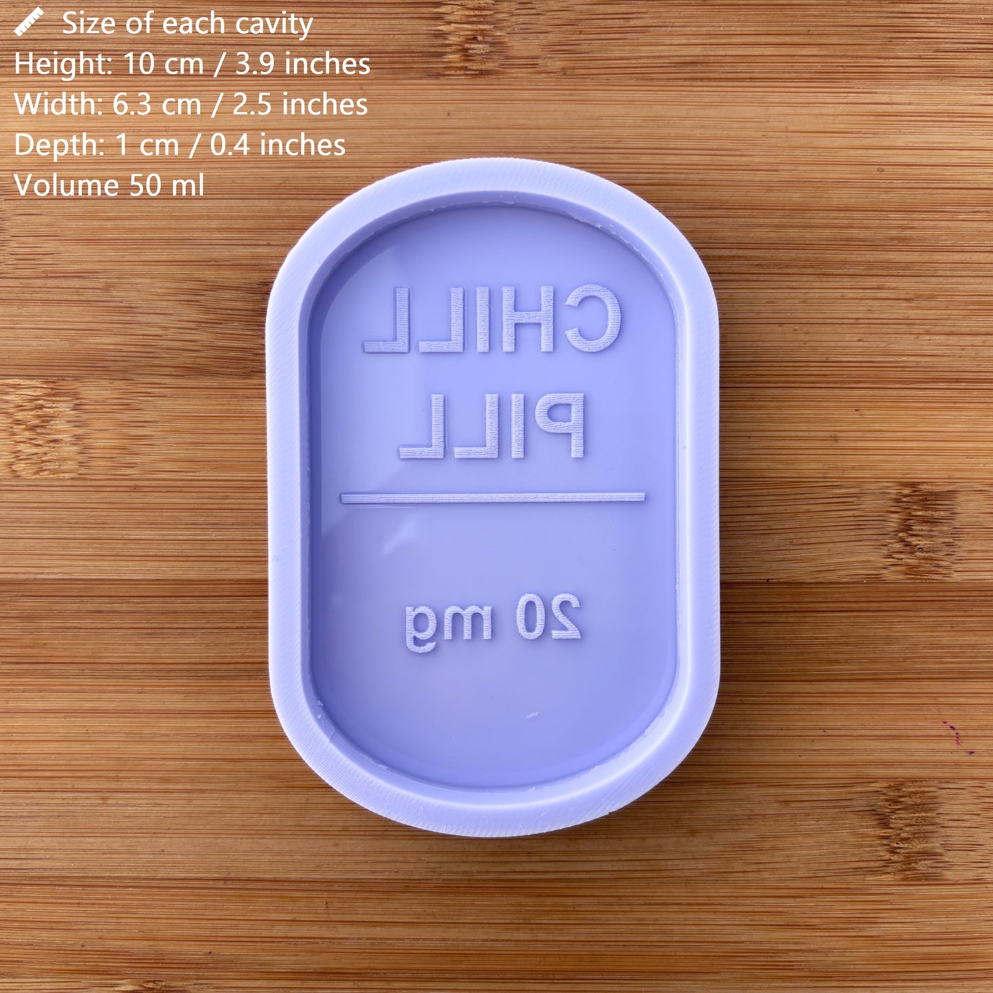 10 cm Chill Pill Silicone Mold