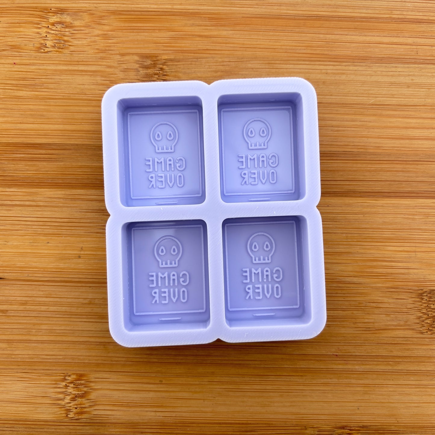 1.5 inch Game Over Silicone Mold
