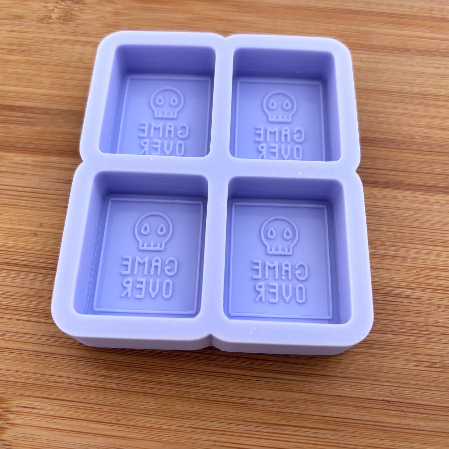 1.5 inch Game Over Silicone Mold