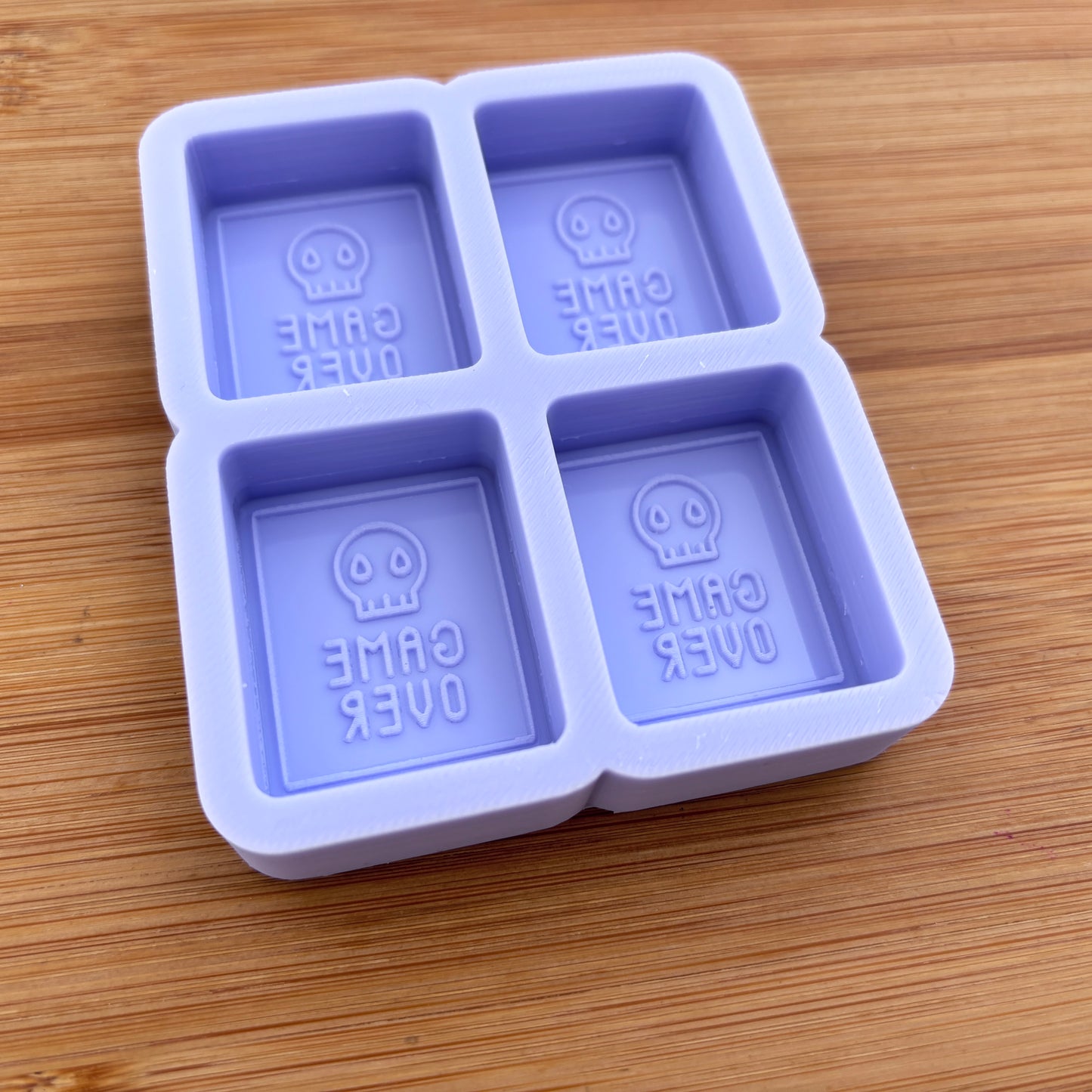 1.5 inch Game Over Silicone Mold