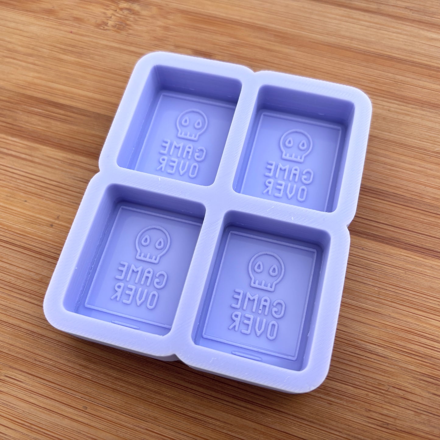 1.5 inch Game Over Silicone Mold