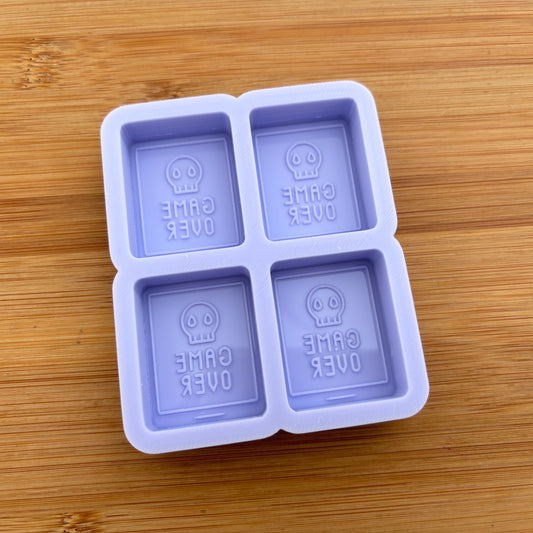 1.5 inch Game Over Silicone Mold