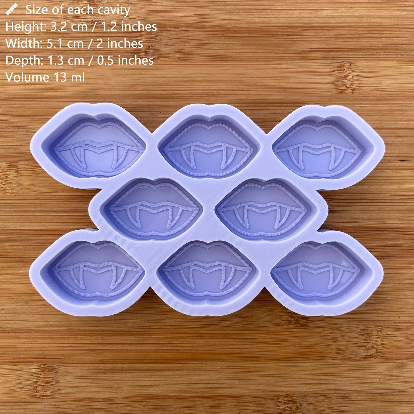 Vampire Lips Silicone Mold