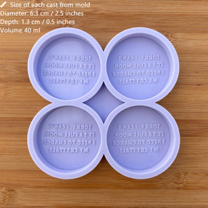 Funny Full Moon Silicone Mold