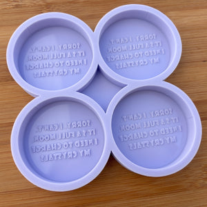 Funny Full Moon Silicone Mold
