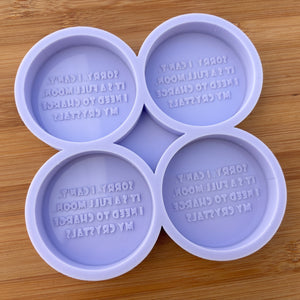 Funny Full Moon Silicone Mold