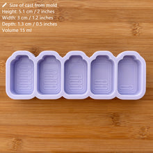 Load image into Gallery viewer, Spoons Battery Silicone Mold