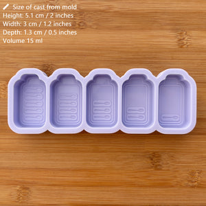 Spoons Battery Silicone Mold