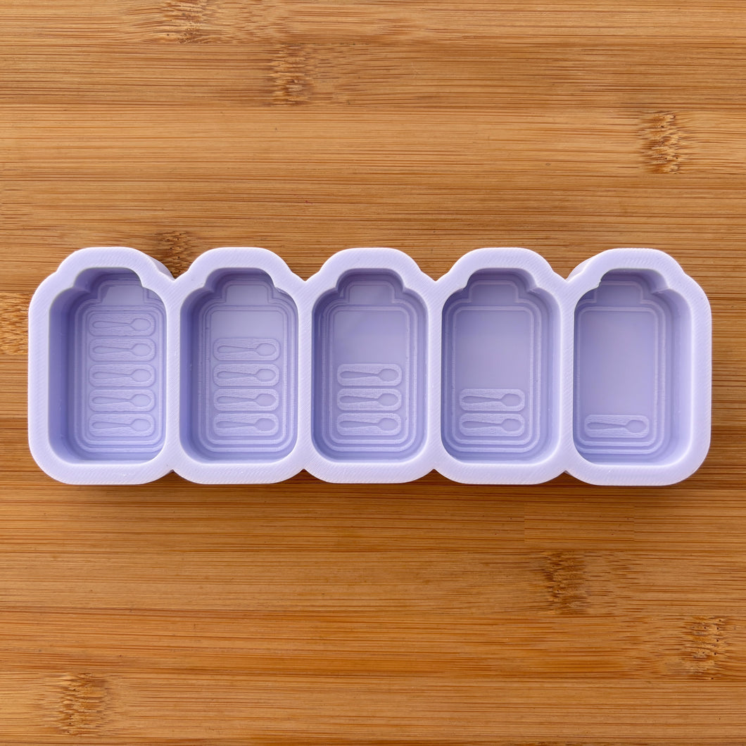 Spoons Battery Silicone Mold