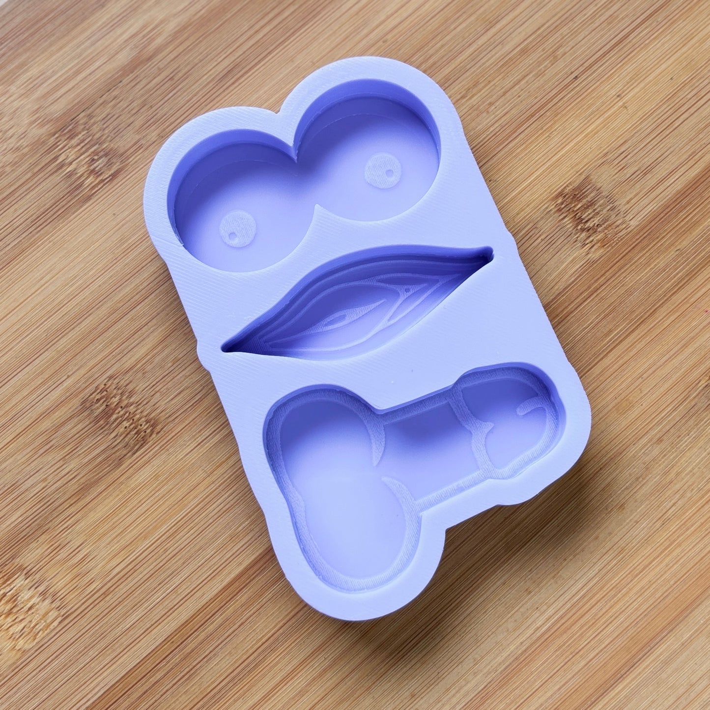 2.5" Penis Boobs Vagina Silicone Mold