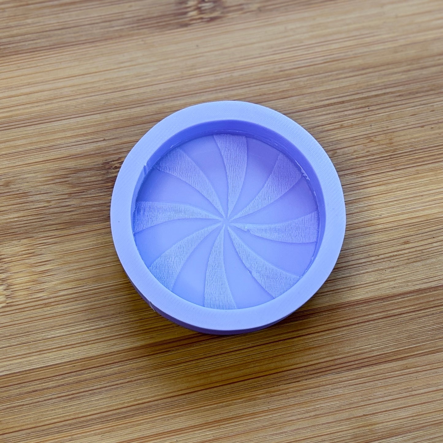 2 inch Peppermint Swirl Silicone Mold