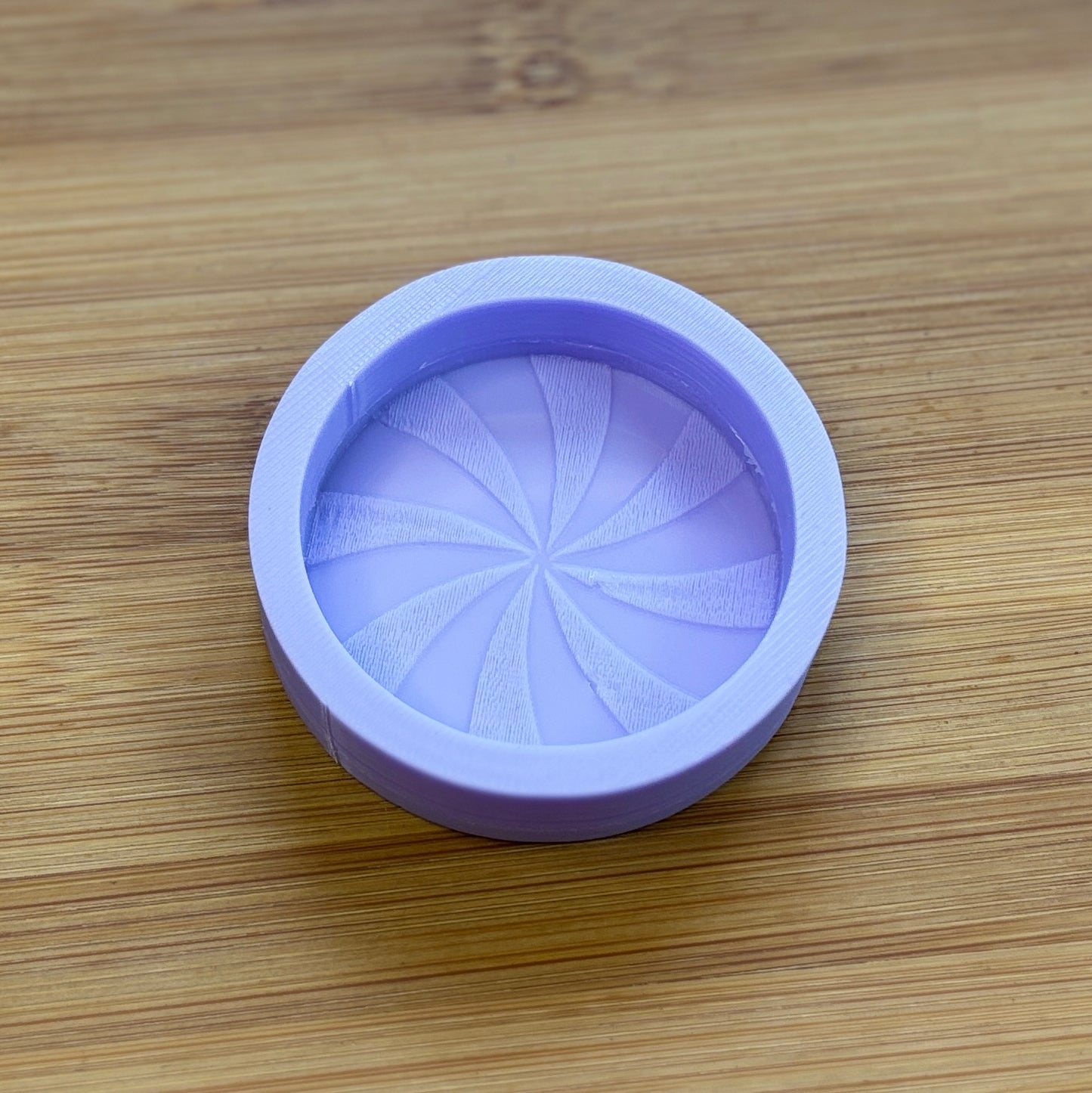 2 inch Peppermint Swirl Silicone Mold