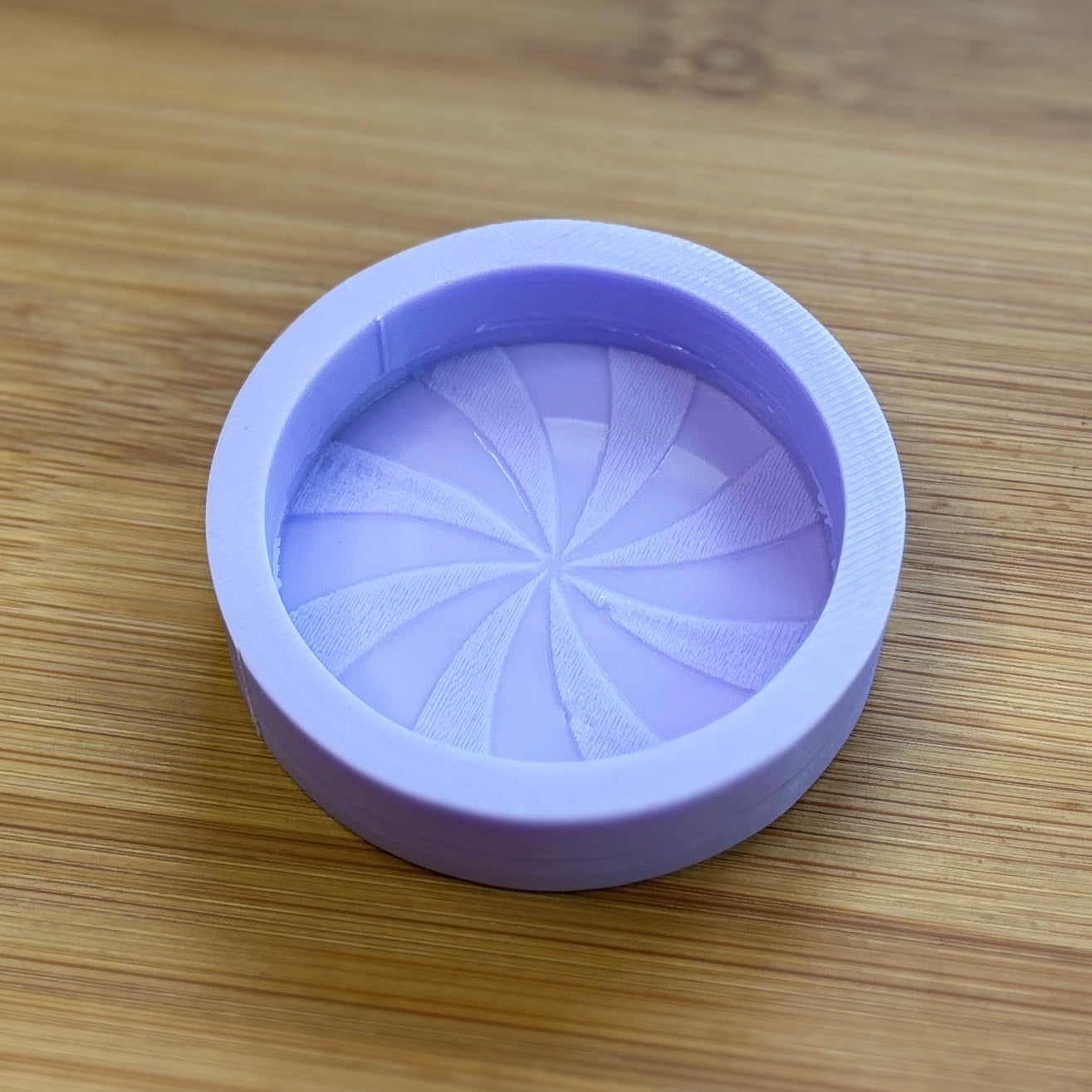 2 inch Peppermint Swirl Silicone Mold