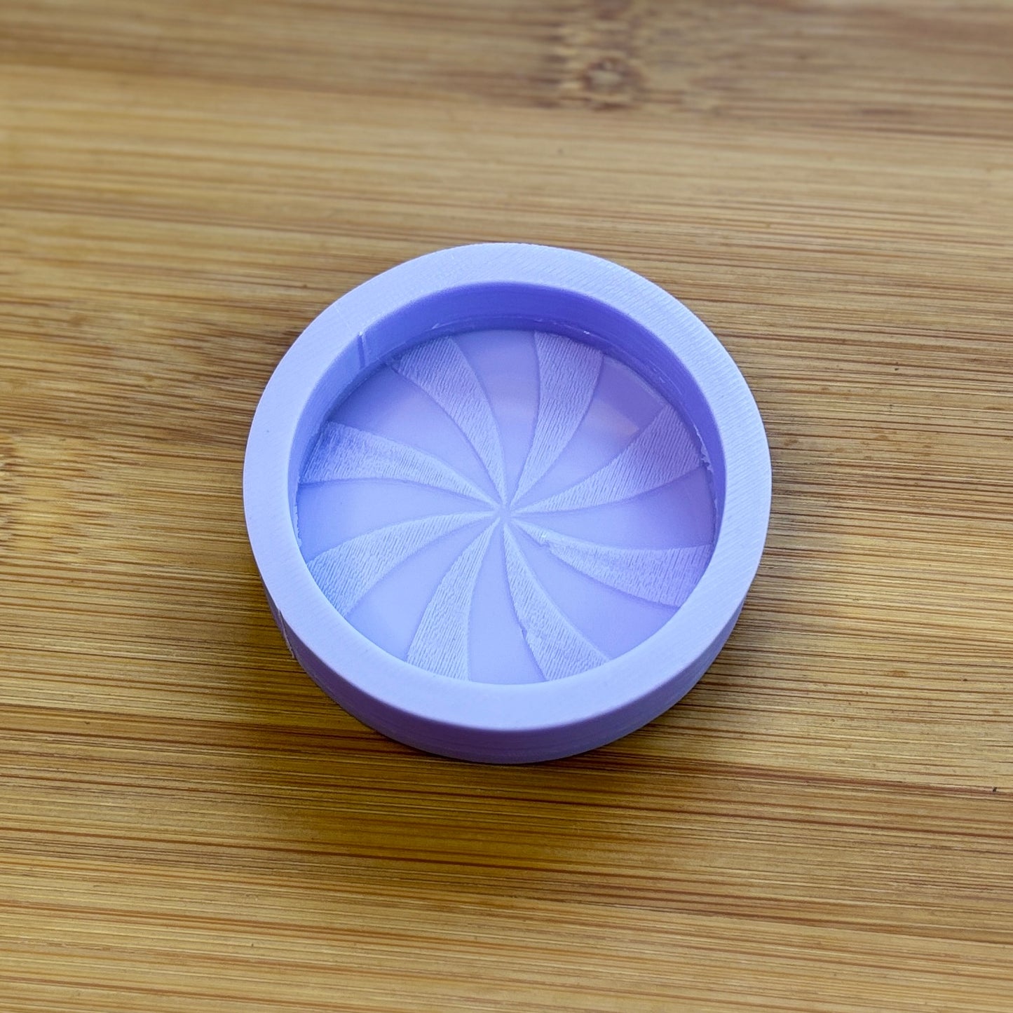 2 inch Peppermint Swirl Silicone Mold