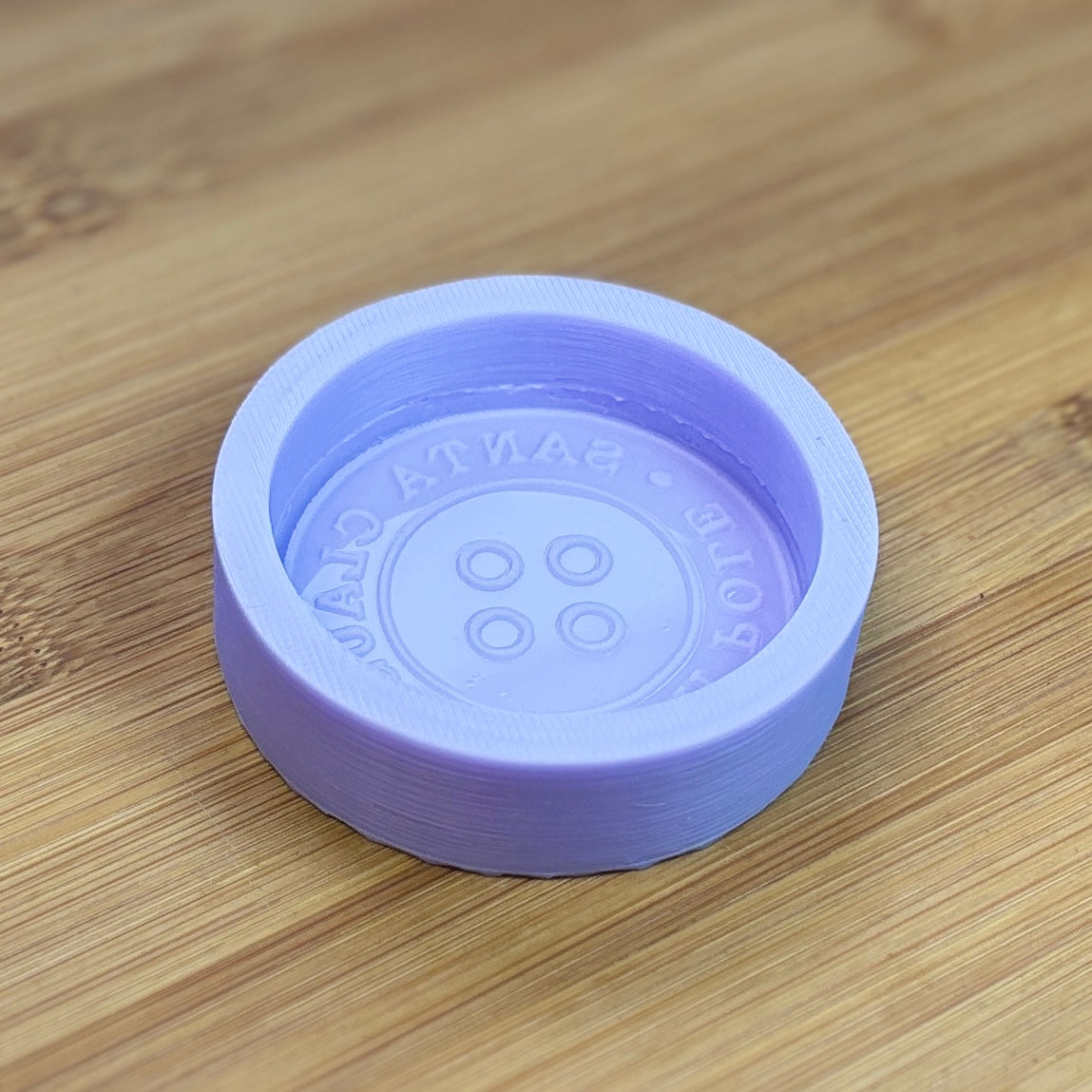 Santa Claus Button Silicone Mold