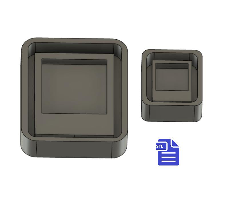 Instant Film Silicone Mold Housing STL File