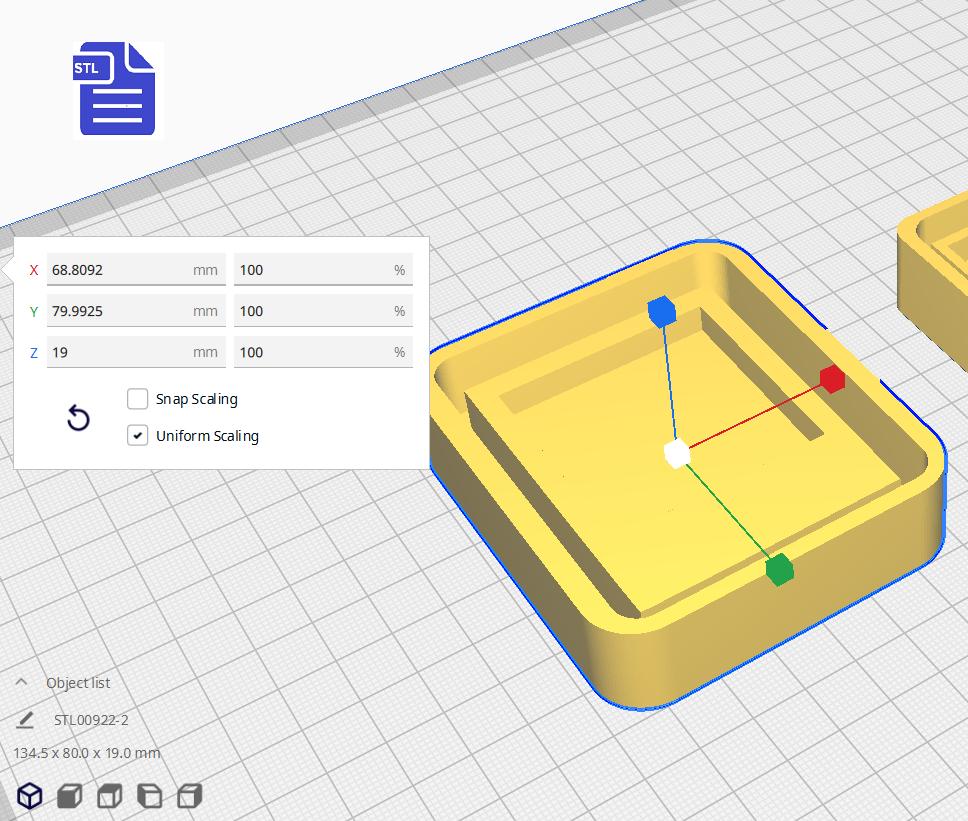 Instant Film Silicone Mold Housing STL File
