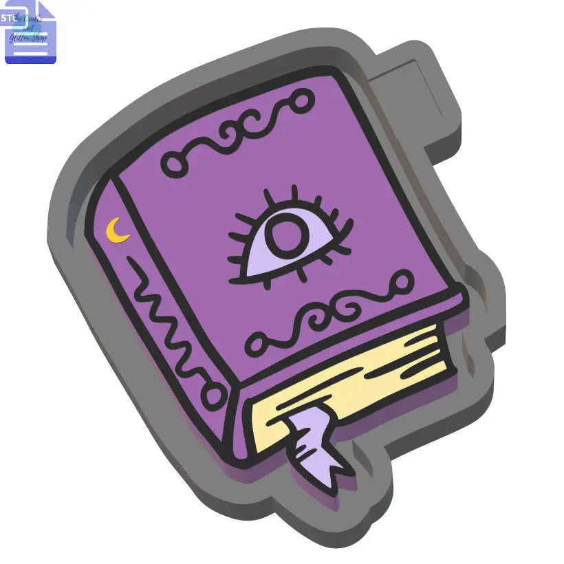 Intuition Spell Book Silicone Mold Housing STL File