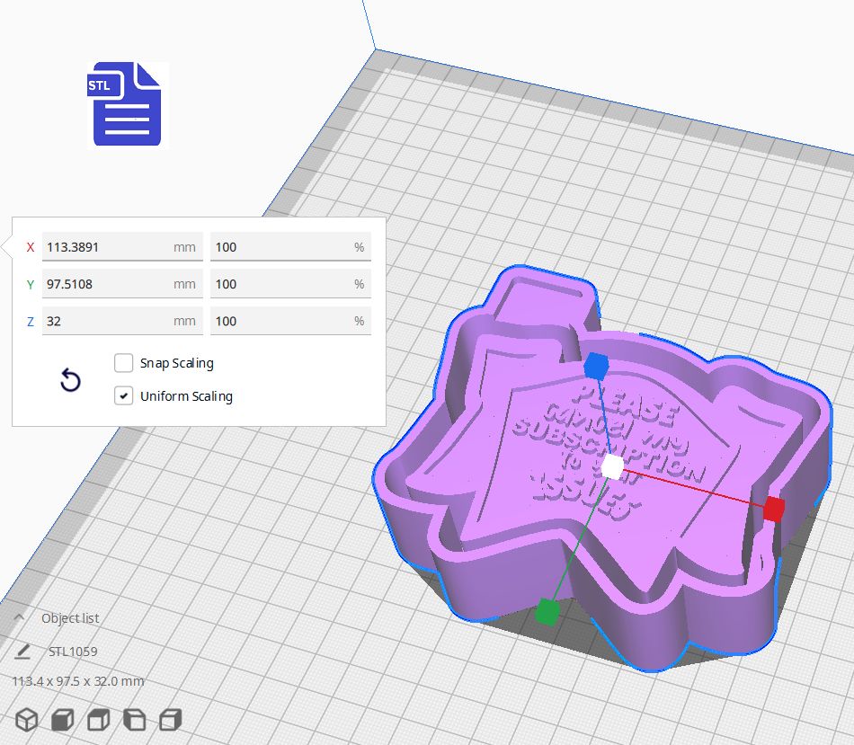 Issues Subscription Silicone Mold Housing STL File