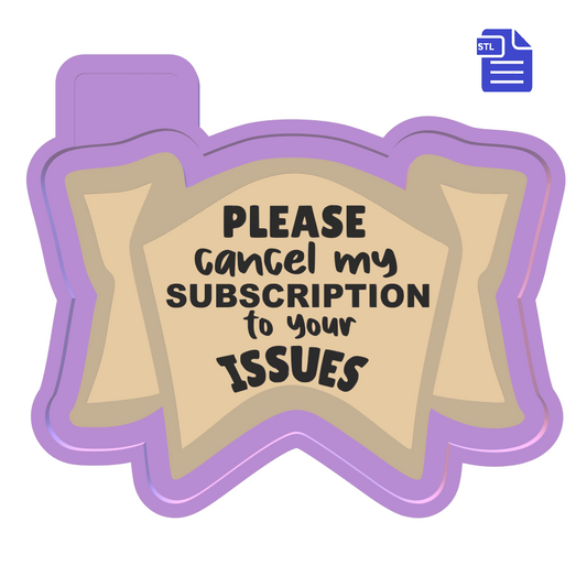 Issues Subscription Silicone Mold Housing STL File