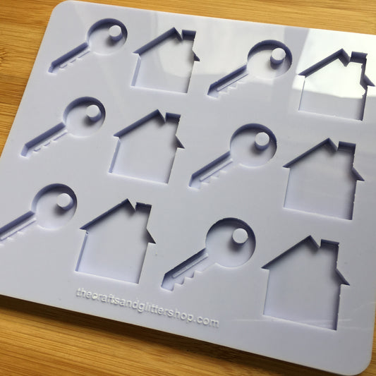 Key & House Silicone Mold