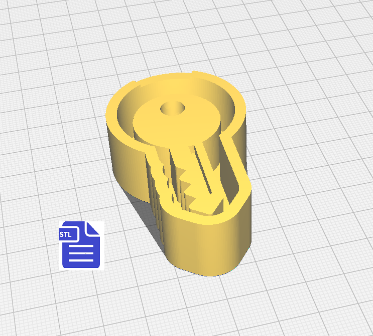 Key Silicone Mold Housing STL File