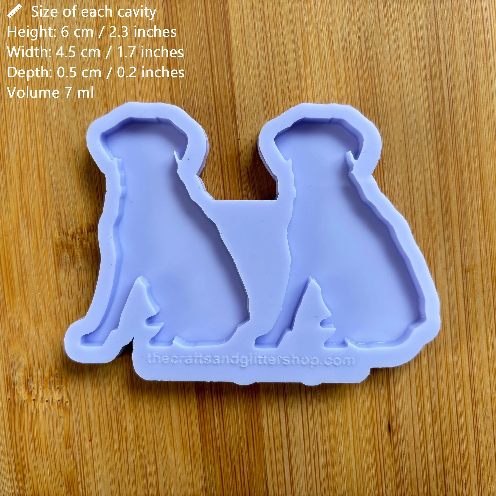 Labrador Silicone Mold - The Crafts and Glitter Shop