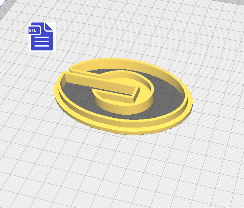 Letter G Cookie Cutter STL File