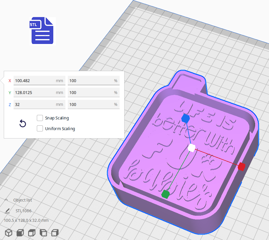 Life is Better with Fur Babies Silicone Mold Housing STL File
