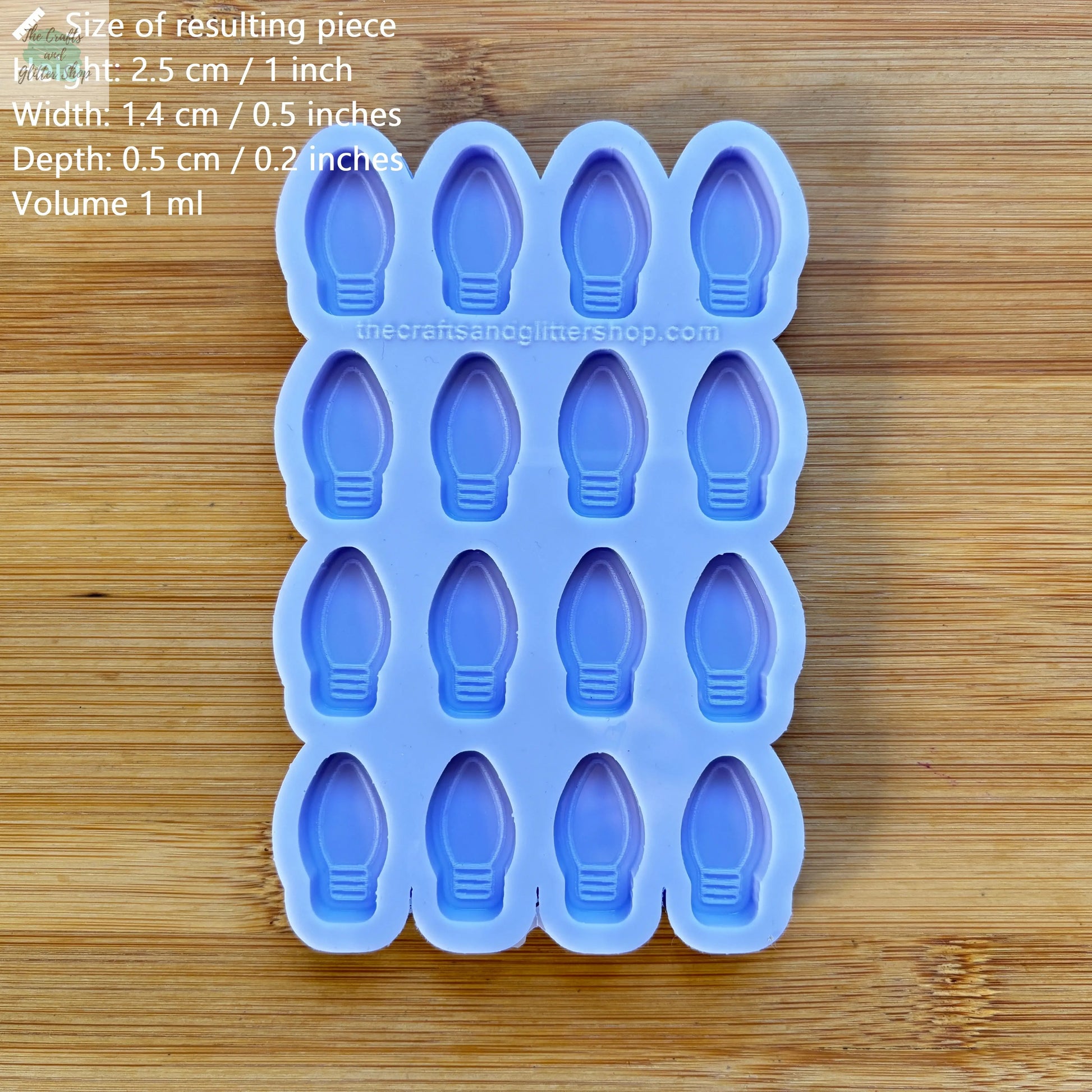 Light Bulb Silicone Mold - The Crafts and Glitter Shop