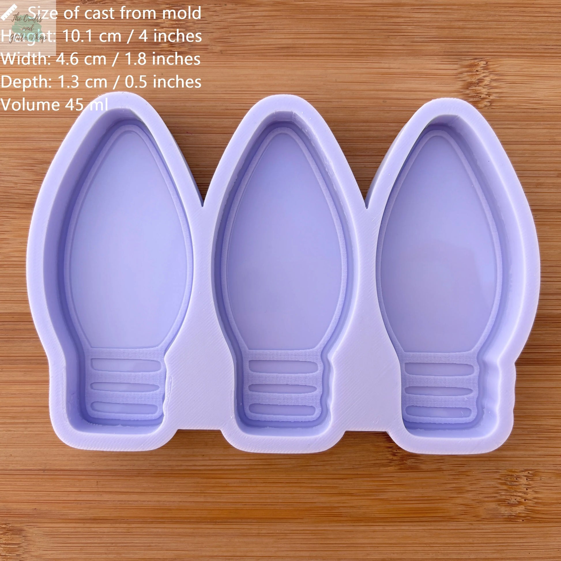 Light Bulb Silicone Mold - The Crafts and Glitter Shop