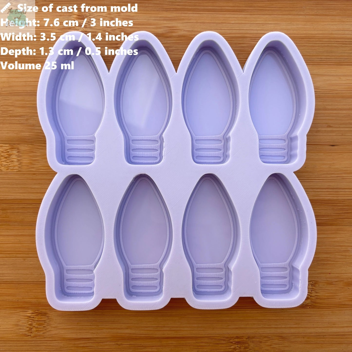 Light Bulb Silicone Mold - The Crafts and Glitter Shop