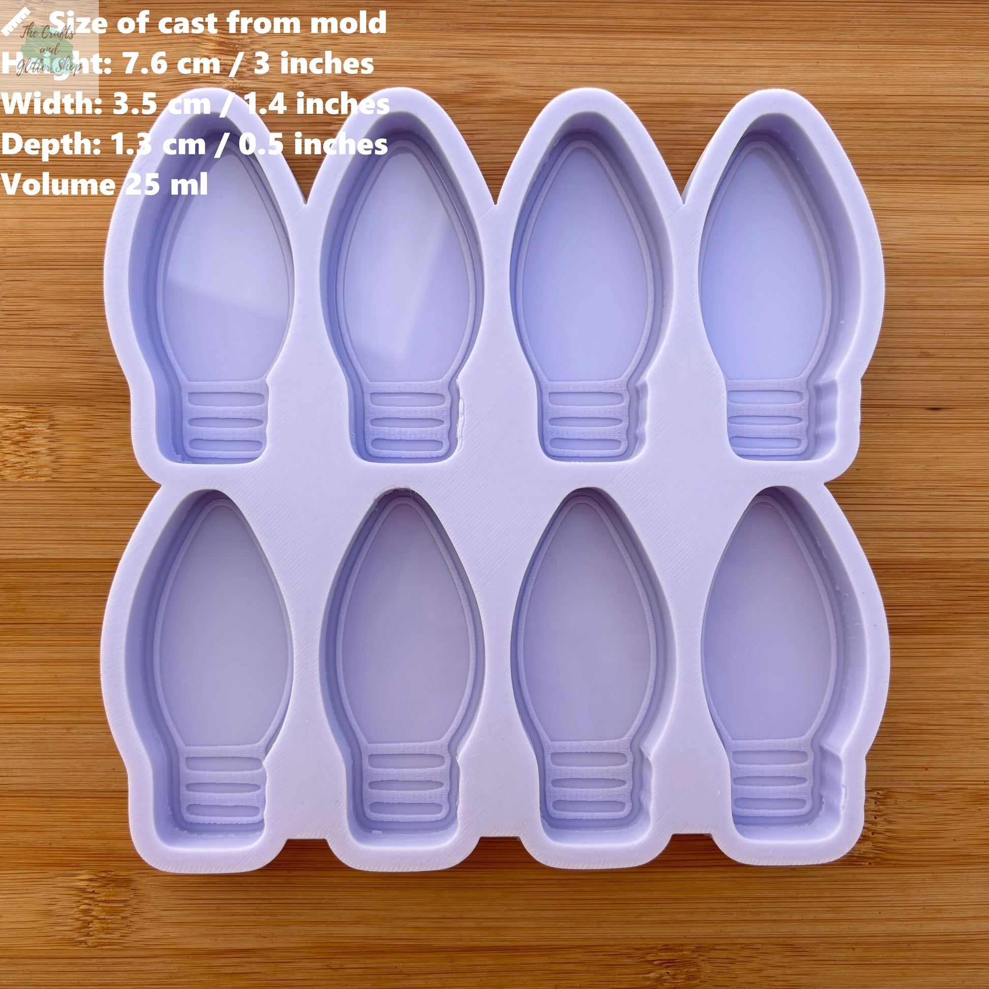 Light Bulb Silicone Mold - The Crafts and Glitter Shop