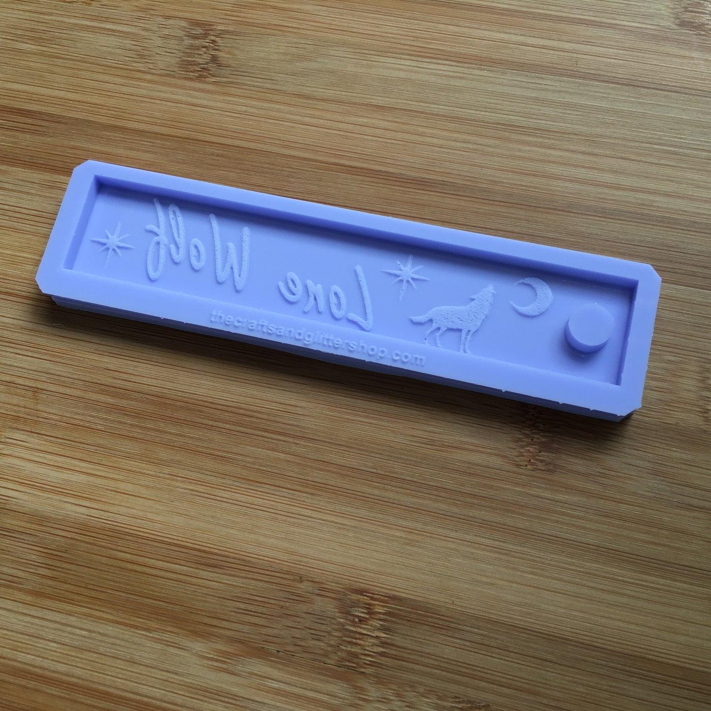 Lone Wolf Bookmark Silicone Mold