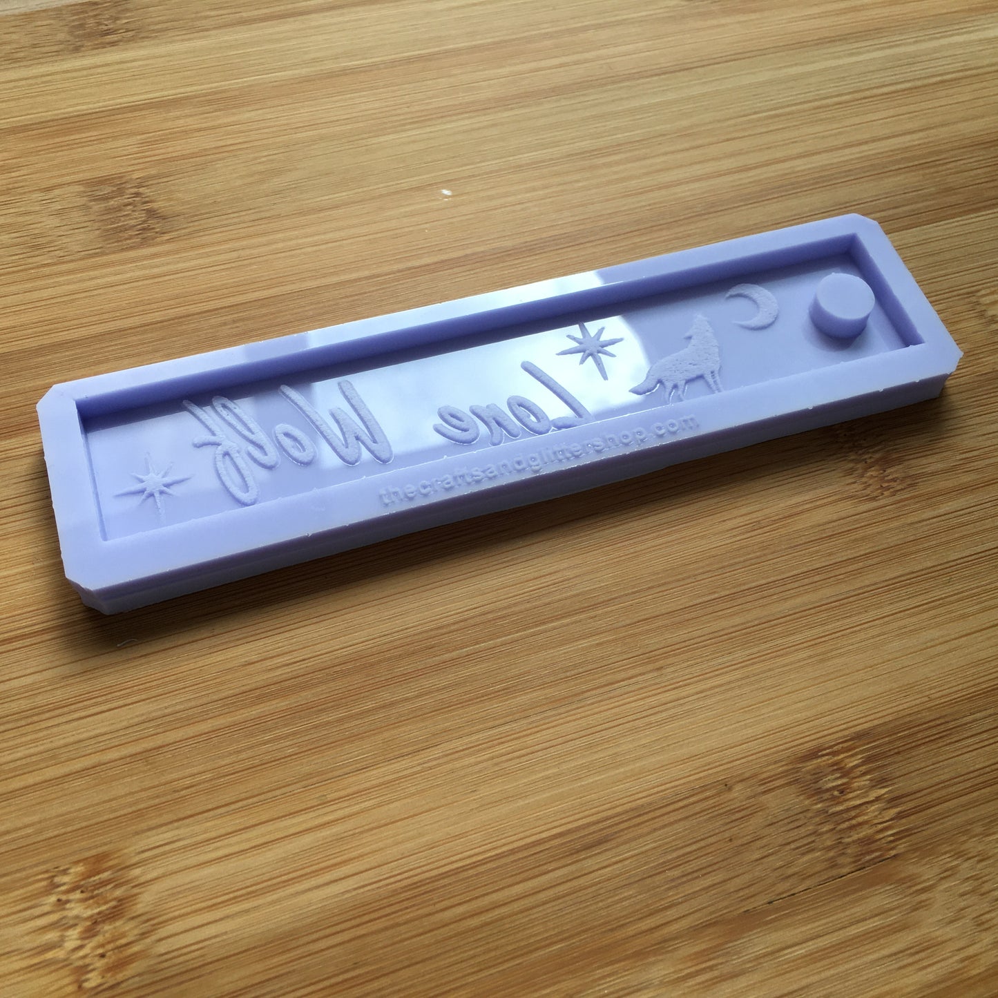 Lone Wolf Bookmark Silicone Mold