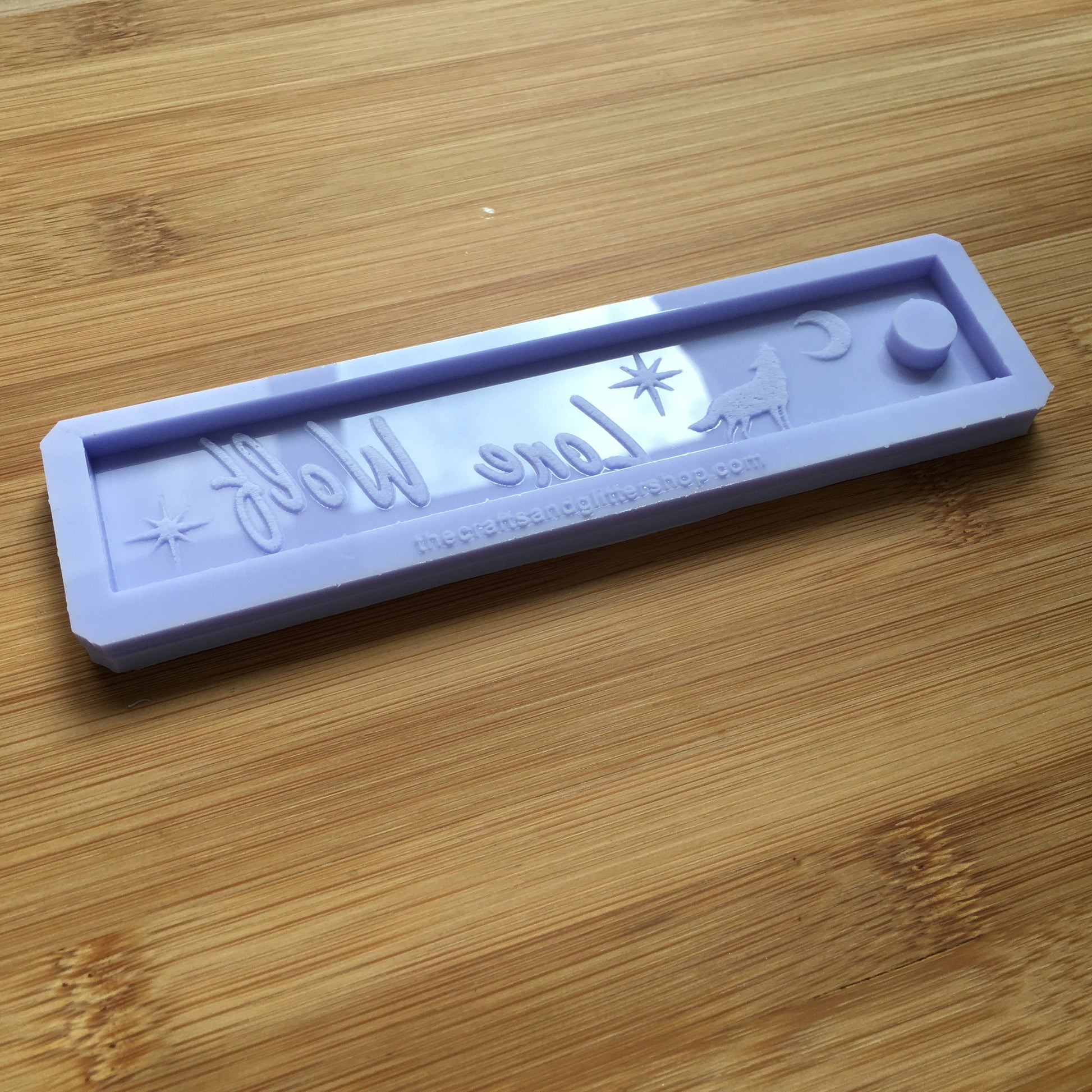 Lone Wolf Bookmark Silicone Mold